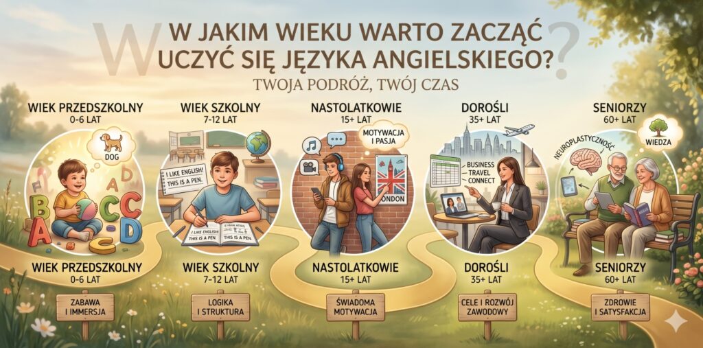 Dlaczego nigdy nie jest za późno na angielski?